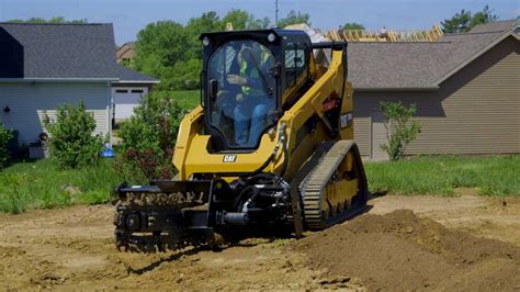 cat skid steer digging|cat trencher attachments.